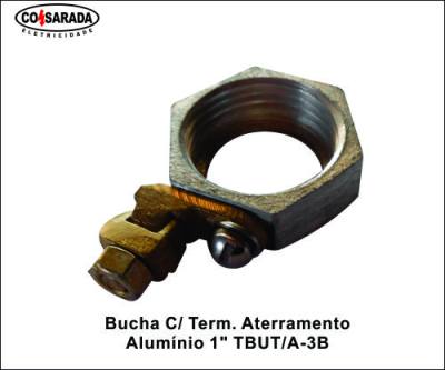 Bucha C/ Term. Aterramento Aluminio 1" TBUT/A-3B*