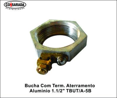 Bucha C/ Term. Aterramento Aluminio 1.1/2" TBUT/A-5B*