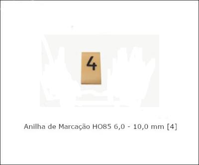 Anilha de Marcacao HO85 6,0 - 10,0 mm [ 4 ] *