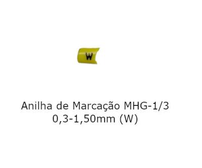 Anilha de Marcacao MHG-1/3 0,3-1,50 mm ( W )*