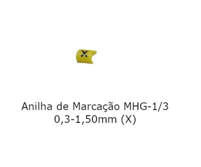 Anilha de Marcacao MHG-1/3 0,3-1,50 mm ( X )*