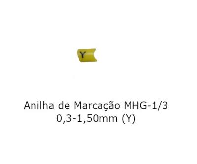 Anilha de Marcacao MHG-1/3 0,3-1,50 mm ( Y )*