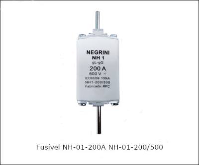 Fusivel NH - 01 - 200 A NH-1-200/500 gL gG*