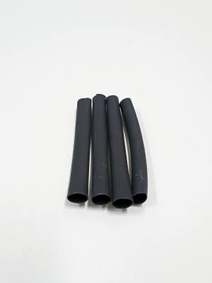 Termo Encolhivel ..1/4" s/ Adesivo 6,0/3mm Preto W6PR*