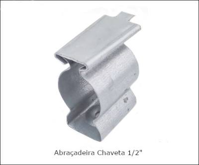 Abracadeira .1/2" - Chaveta (metalica)*