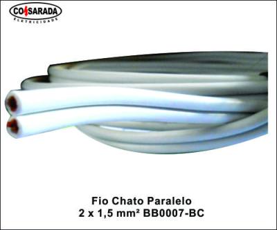 Fio Chato Paralelo 2 x 1,5 mm² BB0007-BC*