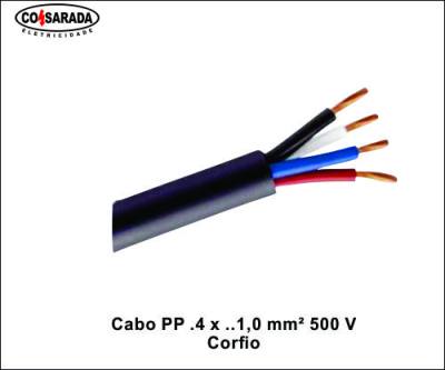Cabo PP .4 x ..1,0 mm² 500 V*