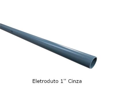 Eletroduto 1" PVC Cinza 3 mts*