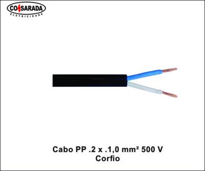 Cabo PP .2 x .1,0 mm² 500 V*