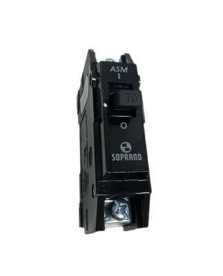 Disjuntor 1 x .70 A .3 kA (Soprano) ASM1-B070A*