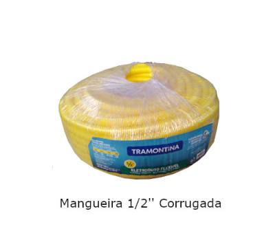 Mangueira ...1/2" Corrugada Amarela 57505/001*