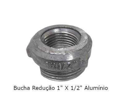 Bucha Reducao 1" x 1/2" Aluminio 56124/002*