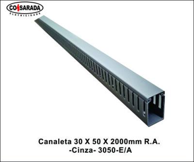Canaleta .30 x 50 x 2.000 mm R.A Cinza 3050-E/A*