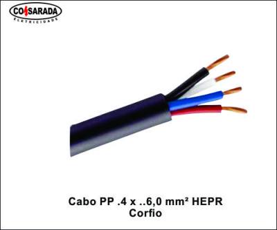 Cabo PP .4 x ..6,0 mm² HEPR*