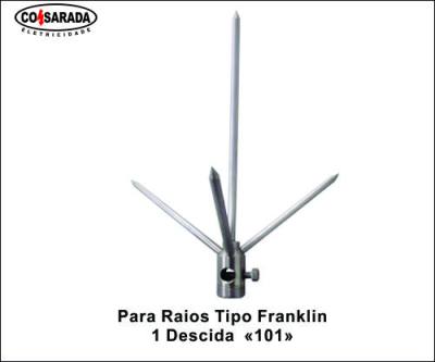 Para Raios Captor Franklin 1 Descida 101*