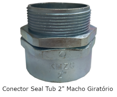 Conector Seal Tub 2" Macho Giratorio KMZG-200*
