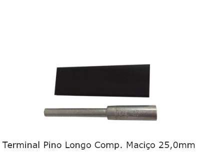 Terminal Pino Longo Comp. Macico .25,0 mm 17*