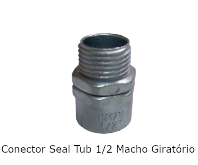 Conector Seal Tub .1/2" Macho Giratorio KMZG-012 *