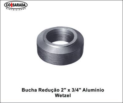 Bucha Reducao 2" x .3/4" Aluminio*