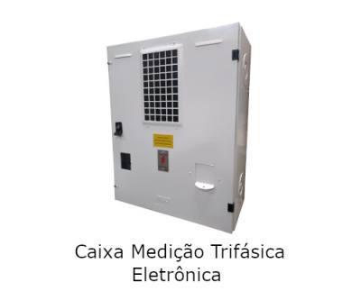 Caixa Medicao Eletronica Trifasica Aluminio*
