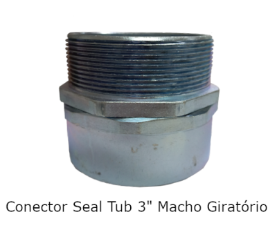 Conector Seal Tub 3" Macho Giratorio KMZG-300 *