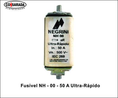 Fusivel NH - 00C - .50 A Ultra Rapido NH-00-50/500 aR *