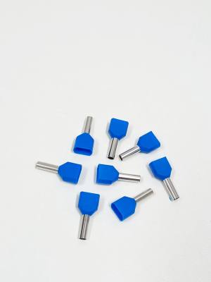 Terminal Tubular .2,5 mm² Duplo Azul 195*