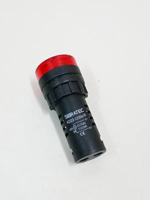 Sinaleiro c/ Sirene .24V Vermelho AD22 3779*