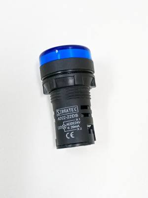 Sinaleiro .Azul LED .24 V 22 mm 9473*