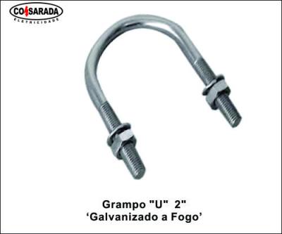 Grampo "U" 2" P/ Vergalhao *