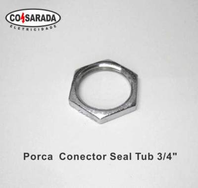 Porca Conector Seal Tub ..3/4" BPS Zincada (3346)