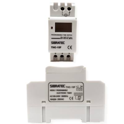 Programador Horario Digital Trilho 220V THC-15F 16A (8400)*