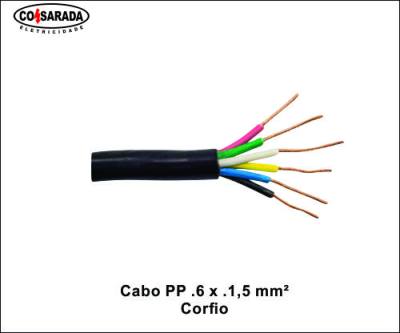 Cabo PP .6 x .1,5 mm² 1 kV *