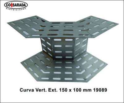 Curva Vert. Ext. 150 x 100 mm #20 PZ 19089*