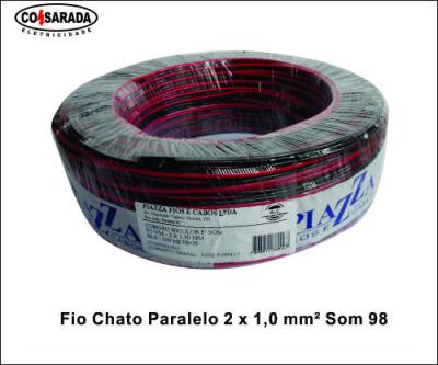 Fio Chato Paralelo 2 x 1,0 mm² Som *