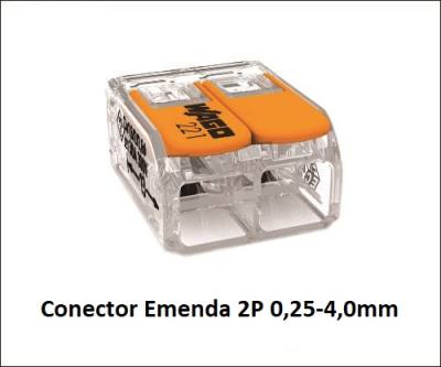 Conector Emenda .2 P 0,14 - 4,0mm 32 A 221-412 *
