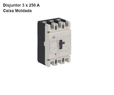 Disjuntor 3 x .250 A 20 kA DWP250L-250-3 Caixa Moldada 14256839*