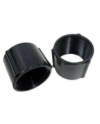 Luva 1.1/2" PVC Preta C/ Rosca S/ Divisoria 3342*