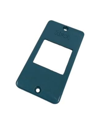 Espelho Cond .3/4" PVC 2 Teclas Cinza 18*