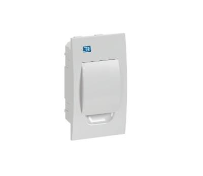 CD 04 Disjuntor Embutir DIN PVC Branco 11377487*