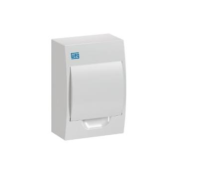 CD 06 Disjuntor Sobrepor DIN PVC Branco 11377447*