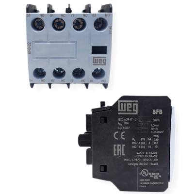 Bloco Contato 2 NA 2 NF BFB-22 Contator 12123051*
