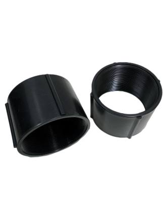 Luva 4" PVC Preta C/ Rosca S/ Divisoria 3348*