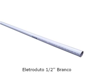 Eletroduto .1/2" PVC Branco 48*