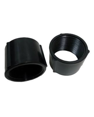 Luva 2" PVC Preta C/ Rosca S/ Divisoria 3346*