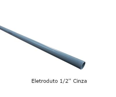 Eletroduto .1/2" PVC Cinza 1*