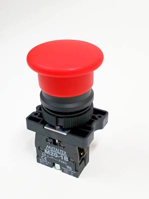 Botao Pulsador Cogumelo Vermelho 1NF P20AMR-R-1B*