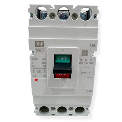 Disjuntor 3 x .300 A 35 kA DWP400L-300-3 Caixa Moldada 14256840 *