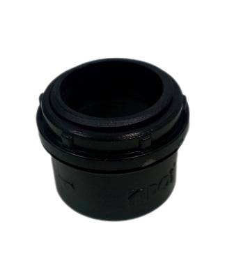 Conector Box Reto 1" PVC Preto 389*