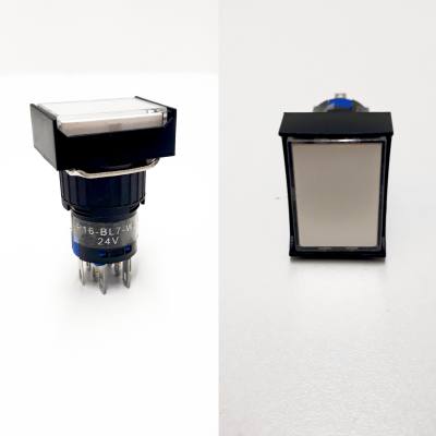 Botao Pulso Iluminado Branco M16 P16-BL7-W2*
